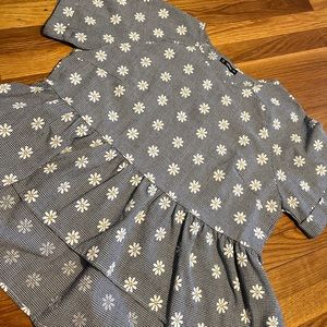 Sunflower Peplum Top